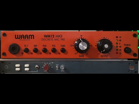 BAE 1073MP Vs Warm Audio WA12 MKII