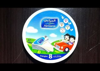 السعرات الحرارية في المراعي جبنة مثلثات