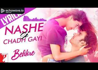 Nashe Si Chadh Gayi Song Ranveer Singh Vaani Kapoor Arijit Singh