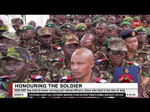 2025 KDF Day Held To Honour Serving Those Who Died Line Of Duty