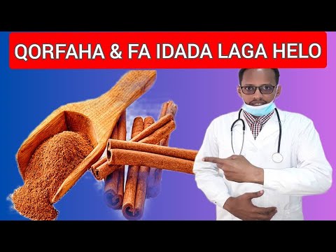 QORFAHA WAXTARKA CAFIMAADK FAA IDADA LAGA HELO CUDARADA LAGU DAWEYO CINNAMON DR MAHAMED LIBAAN