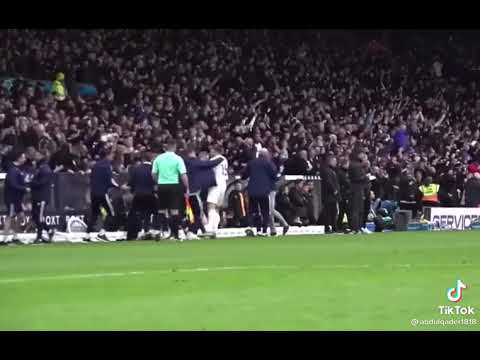 صوت جمهور ريال مدريد بعد هدف رودريغو على مانشستر سيتي