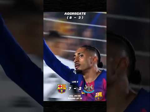 Leg 2 Barcelona 7 2 Newcastle UCL 2026 Barcelona Ucl2026 Ligachampions Yamal Football Fyp