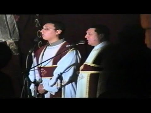 تمثيلية القيامة لقداسة البابا شنودة الثالث والمعلم ابراهيم عياد والشماس انطون ابراهيم عياد 2002