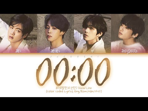 BTS 00 00 Zero O Clock Lyrics Color Coded Lyrics