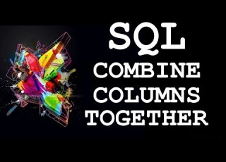 SQL Combine Concatenation Multiple Columns Into One Field Using CONCAT Function