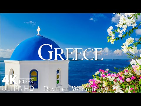 Grece 4K Drone Nature Film Peaceful Piano Music Stunning Beautiful Nature