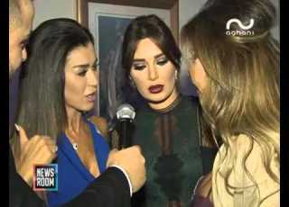 سيرين عبد النور ونادين الراسي في أول لقاء تلفزيوني مشترك