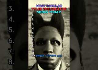  Most Popular Tyler The Creator Songs Today Tylerthecreator Chromakopia Stchroma Noid Rap Top10