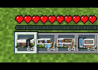  Minecraft INSTANT HOUSE STRUCTURES BUILD MOD USE PREFAB TO BUILD MODERN HOUSES Minecraft Mods