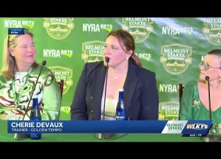 Golden Tempo S Trainer Cherie DeVaux Recaps Belmont Win