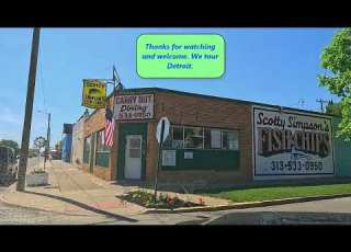 A Sunny Detroit Brightmoor Neighborhood Drive Fenkell Lahser Area Lyndon Greenway May 2026