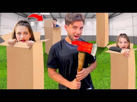 اخر شخص يخرج من الصندوق يربح غميضة