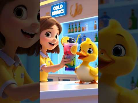 البطه الكيوت ومشروبه السحري في زحمة المدينة