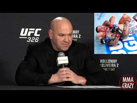 Dana White Immediate Reaction To Charles Oliveira BEATING Max Holloway At UFC 326
