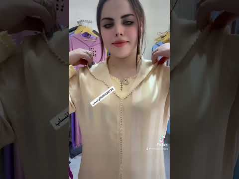 جلابة دوبياس راندة جلابة2023 جلالب طرز رباطي باليد للكراء راندة خفيفة طرز قفاطن للبيع