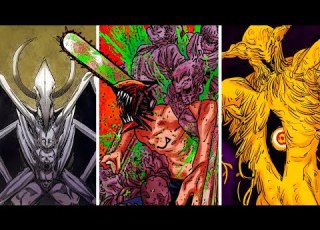 ВСЕ 60 ДЕМОНОВ ЧЕЛОВЕК БЕНЗОПИЛА