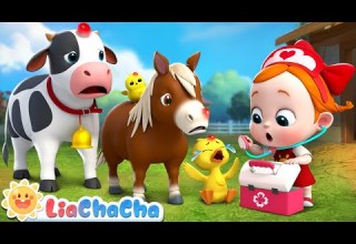 Boo Boo Song Farm Animals Version EP83 Farm Animal Song LiaChaCha Kid Songs Nursery Rhymes