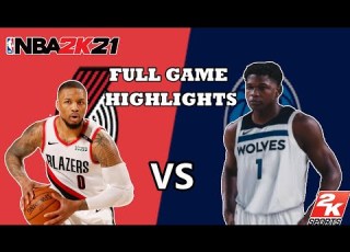 Portland Blazer VS Minnesota Timberwolves Full Game Highlights 2021 Season
