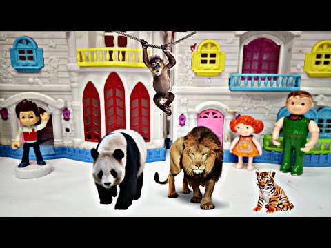 ليلى في حديقة الحيوانات L الباندا في حمام السباحة L يا ترى إيه اللي حصل L يوميات ليلى