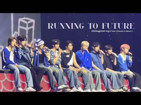 4K 260313 RUNNING TO FUTURE ZEROBASEONE 2026 ZEROBASEONE WORLD TOUR ENCORE IN SEOUL DAY1 직캠