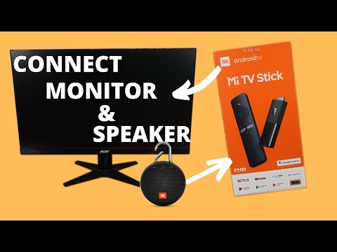 How To Connect Xiaomi Mi TV Stick To Computer Monitor With Sound
