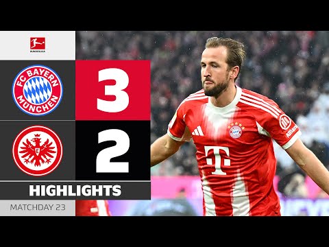 Kane CAN T Stop Scoring FC BAYERN EINTRACHT FRANKFURT Highlights MD 23 Bundesliga 2025 26