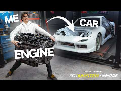 Will That NEW ENGINE Fit In MAZDA RX 7 Nightride