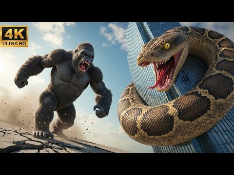 King Kong Vs Titanoboa Jungle Throne Fight King Kong Vs Titanoboa Jungle Throne Fight