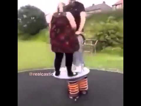 Fat Girl Chick Launches Boyfriend Man To The Moon Sky Vine Hilarious