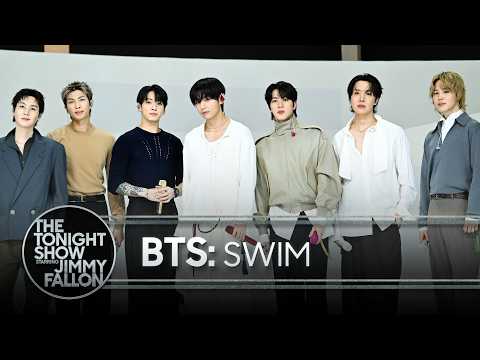 BTS Performs SWIM At Guggenheim New York For The Tonight Show