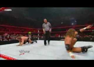 Triple H VS Chris Jericho WWE Raw 11 30 2009