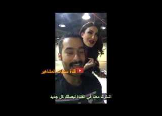  شاهد السؤال القاتل من الفنان حسين المهدي الى الفنانه امل العوضي في ذمتكم في احد يسال بنت رقيقه جدي