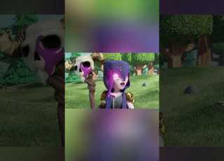  Animation Vs Gameplay Witch And Larry Clashofclans Shorts