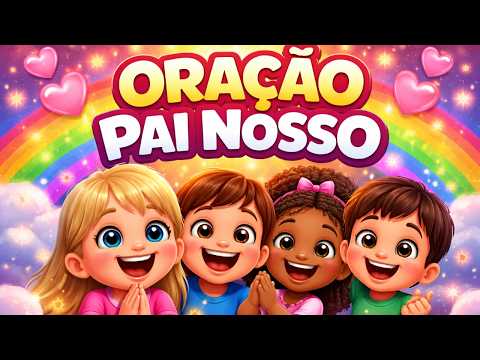 ORAÇÃO PAI NOSSO INFANTIL Música Gospel Animada Para Crianças