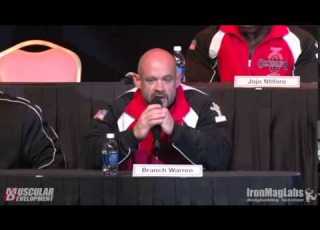 Branch Warren At The 2014 Olympia Press Conference