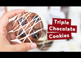 Triple Chocolate Cookies REZEPT OHNE ZUCKER Cookies Mit Xucker