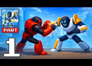  Mechangelion Robot Fighting Gameplay Walkthrough Part 1 Robots Clash Dominate IOS Android