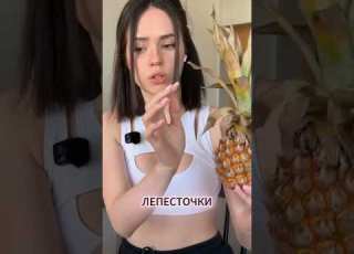 Ksenya4ka Examines A Serbian Pineapple Ksenya4ka Ksusha Twitch Justchatting Streamer Girls