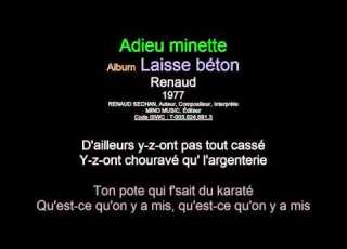 Adieu Minette