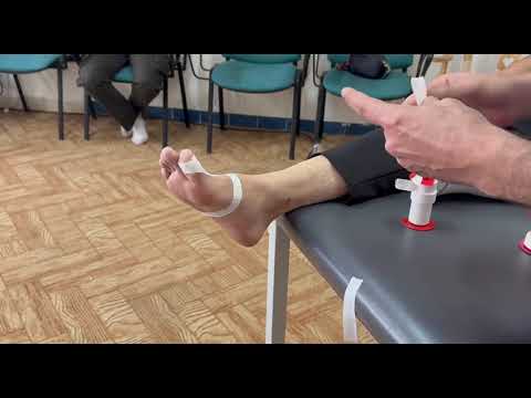 طريقة تثبيت أصابع القدم الكبير