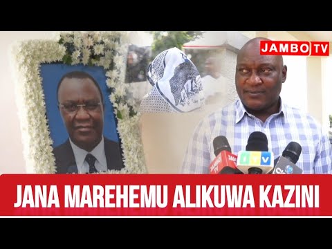 HE RETURNED TO WORK YESTERDAY AFTER LEAVING HOSPITAL CHONGOLO