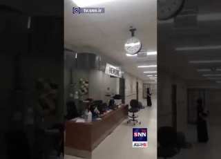 نماز خواندن زن در حین زلزله ترکیه