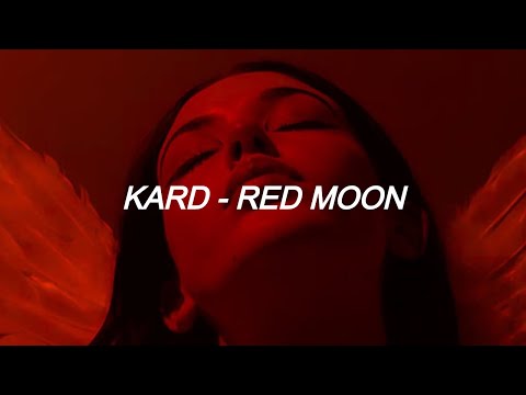 KARD RED MOON Easy Lyrics