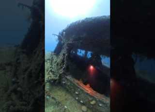 طلعت لغرفة الكابتن في حطام Excalibur Suzanna Scubadiving Wreckdiving