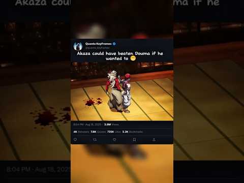 Akaza S Revenge On Douma Was BRUTAL Demonslayer Infinitycastle Tanjirovsakaza Akaza Douma