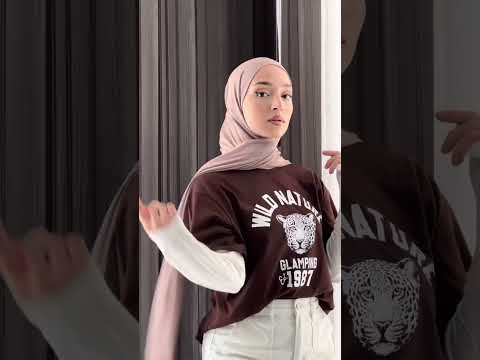 محجبة وعاوزة تلبسي تيشيرت بس مش قادرة الحل بسيط