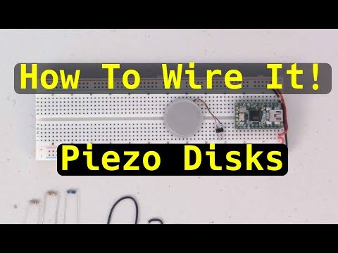 How To Wire It Piezo Disks