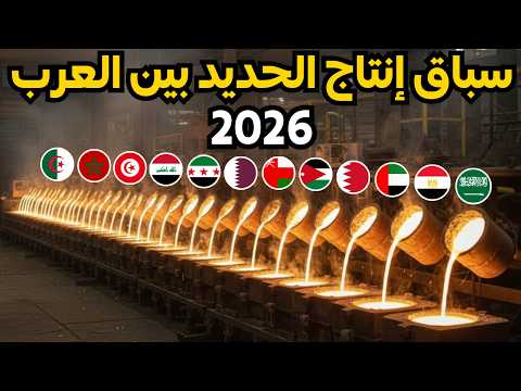 تصنيف جديد صادم ل22 دولة عربية حسب انتاح الحديد الصلب الخام 2026 منافسة مشتعلة ومفاجئات غير متوقعة