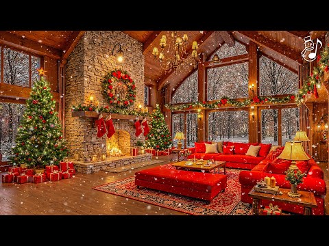 Instrumental Christmas Music With Fireplace Relaxing Christmas Music Soothing Christmas Ambience